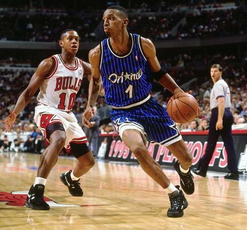 Penny Hardaway BJ Armstrong Game 3 ESF 1995